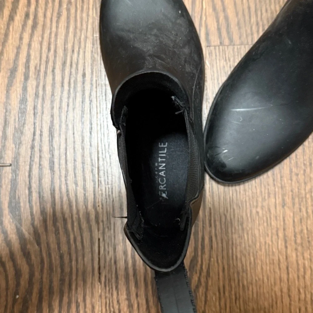 J Crew Rain boots Black Size 6